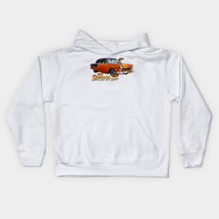 1955 Chevrolet 210 Sport Coupe Pro Street Kids Hoodie